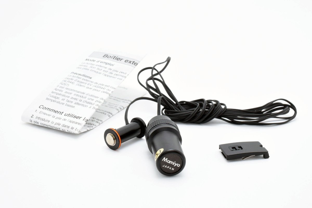◇◆ 希少 極美品 マミヤ Mamiya エクスターナル バッテリーケース Battery Case RZ67 645 Super 動作確認済 1786 ◆◇拍卖
