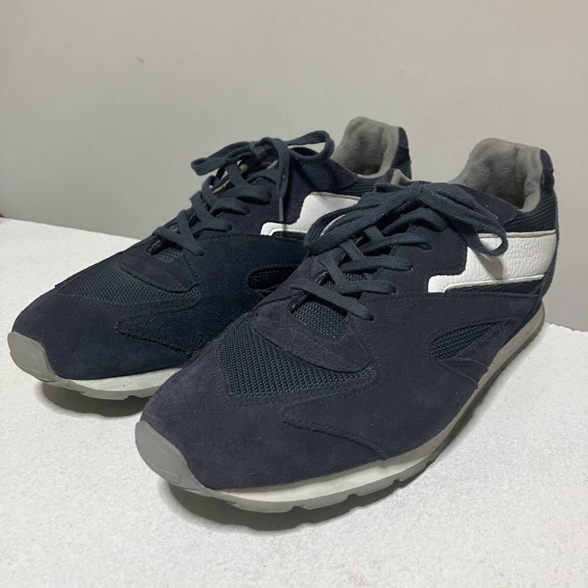 REPRODUCTION OF FOUND リプロダクションオブファウンド SWEDISH MILITARY TRAINER スニーカー 40 ネイビー/グレー 25cm 拍卖