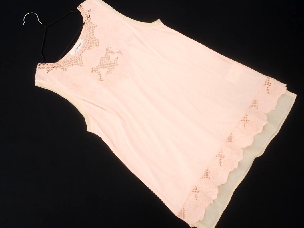 ネコポスOK JILLSTUART ジルスチュアート ノースリーブ カットソー sizeF/ピンク ■◆ ☆ ffa2 レディース拍卖