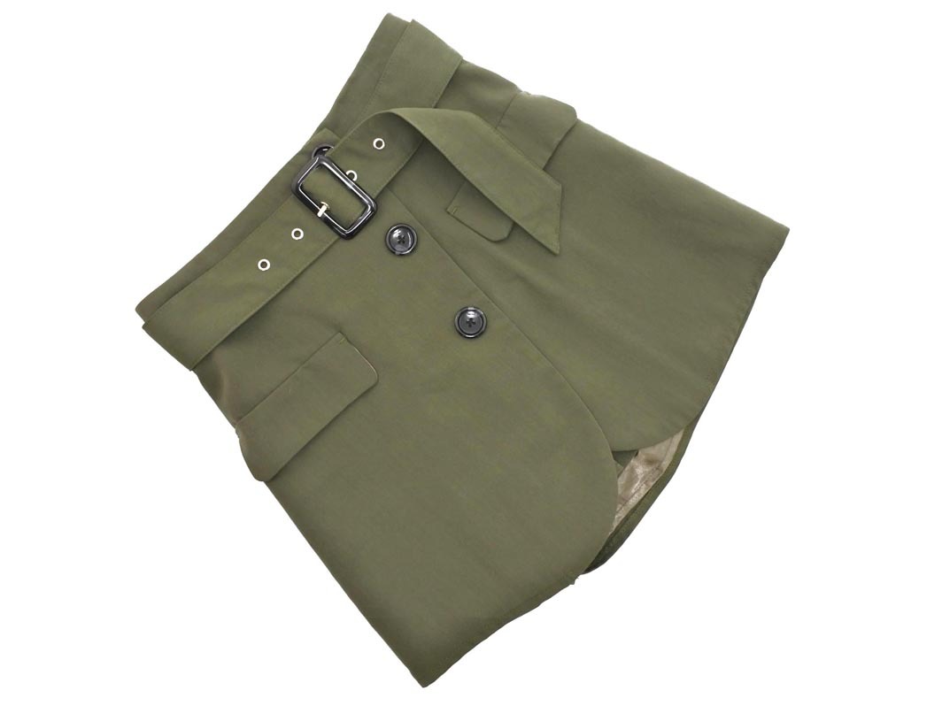 CECIL McBEE セシルマクビー ショート パンツ sizeM/カーキ ■◆ ☆ ffa2 レディース拍卖