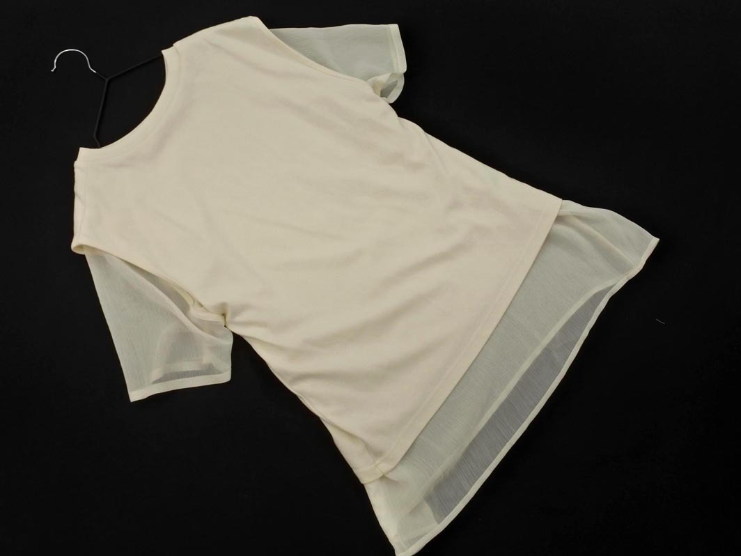 AZUL BY MOUSSY アズールバイマウジー シアー ブラウス シャツ sizeM/オフホワイト ■◆ ☆ ffa6 レディース拍卖