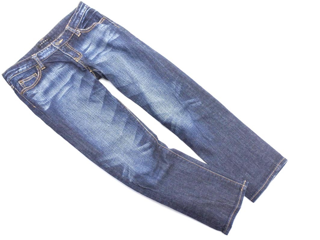 INGNI イング USED加工 デニムパンツ sizeF/紺 ■■ ☆ ffb1 レディース拍卖