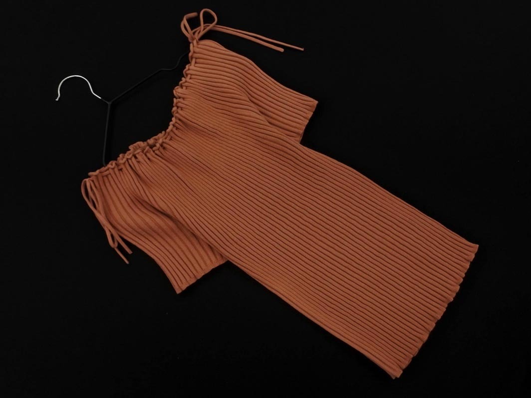 FREE’S MART フリーズマート ドロスト オフショルダー ニット セーター sizeFR/テラコッタ ■◆ ☆ ffb3 レディース拍卖