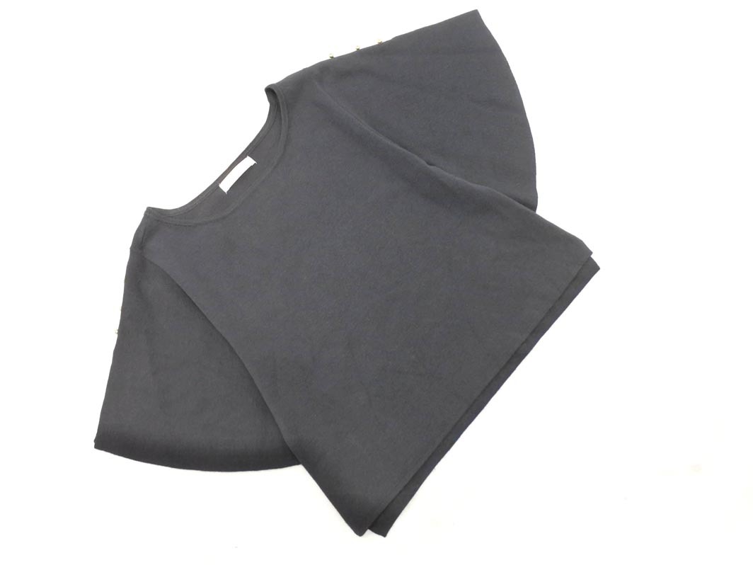 PROPORTION プロポーション ボディドレッシング フレアスリーブ サマー ニット セーター sizeFR/グレー ■◆ ☆ ffc3 レディース拍卖