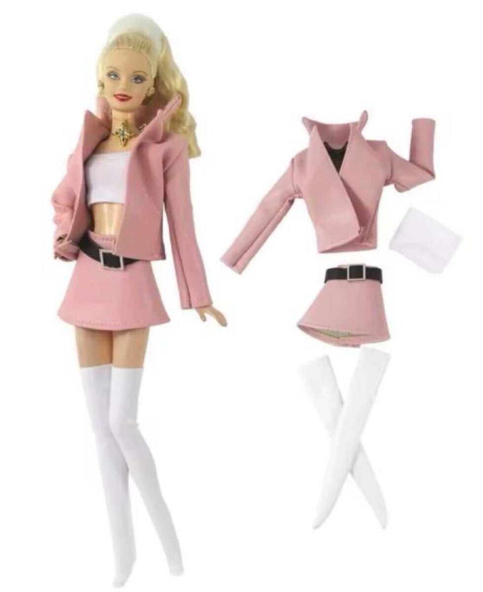 ジャケット・ベアトップ・スカート・ニーハイリカちゃん・バービー・お人形用拍卖