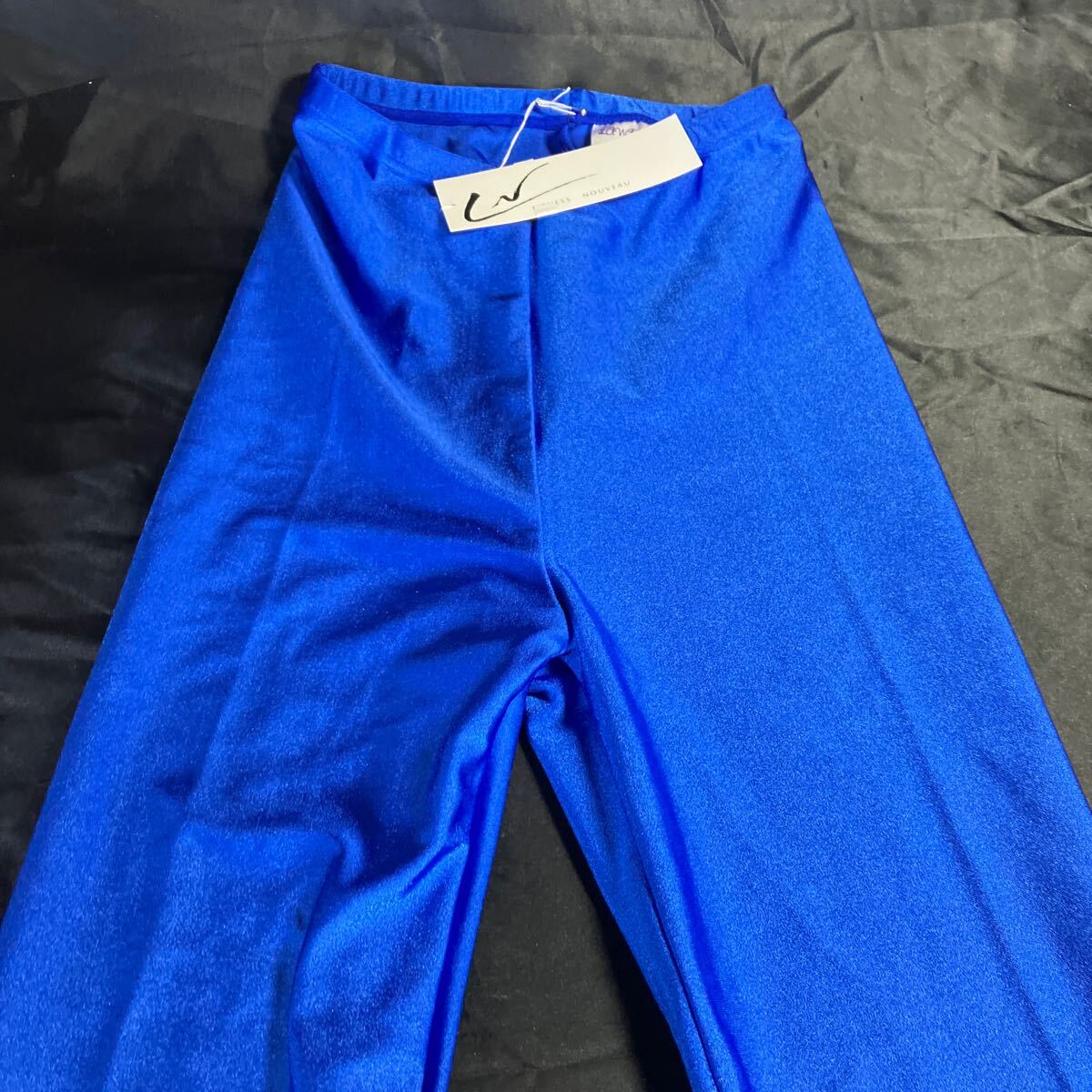 E64 FITNESS NOUVEAN LJ-120 スパッツ6分丈 ブルー 新品未使用品 スポーツ拍卖