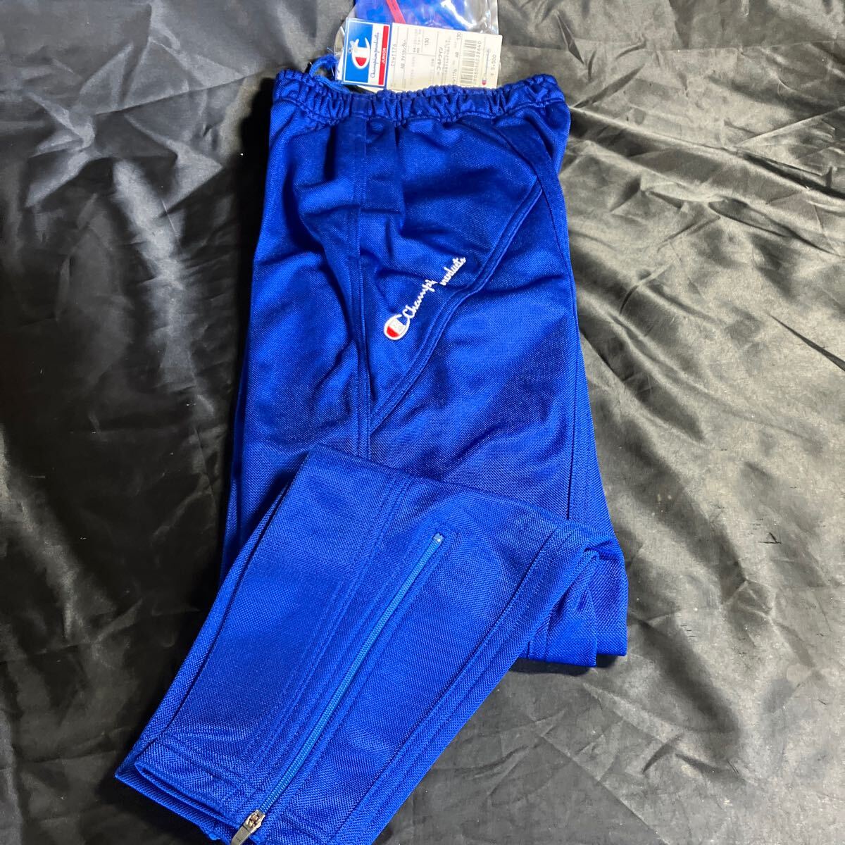 G53 champion CYW1176 ジャージ 130サイズ ブルー 新品未使用品 ◎刺繍ロゴ入り拍卖