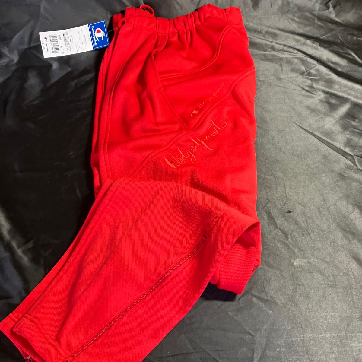 G56 Champion CW-177 ジャージ Oサイズ レッド 新品未使用品 ◎刺繍ロゴ入り拍卖