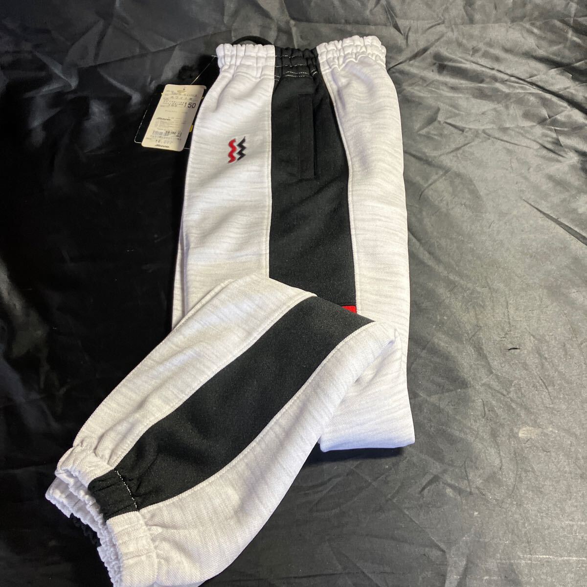 G57 super star 58PS-61003 ジャージ 150サイズ ホワイト×ブラック 新品未使用品 ◎刺繍ロゴ入り 拍卖