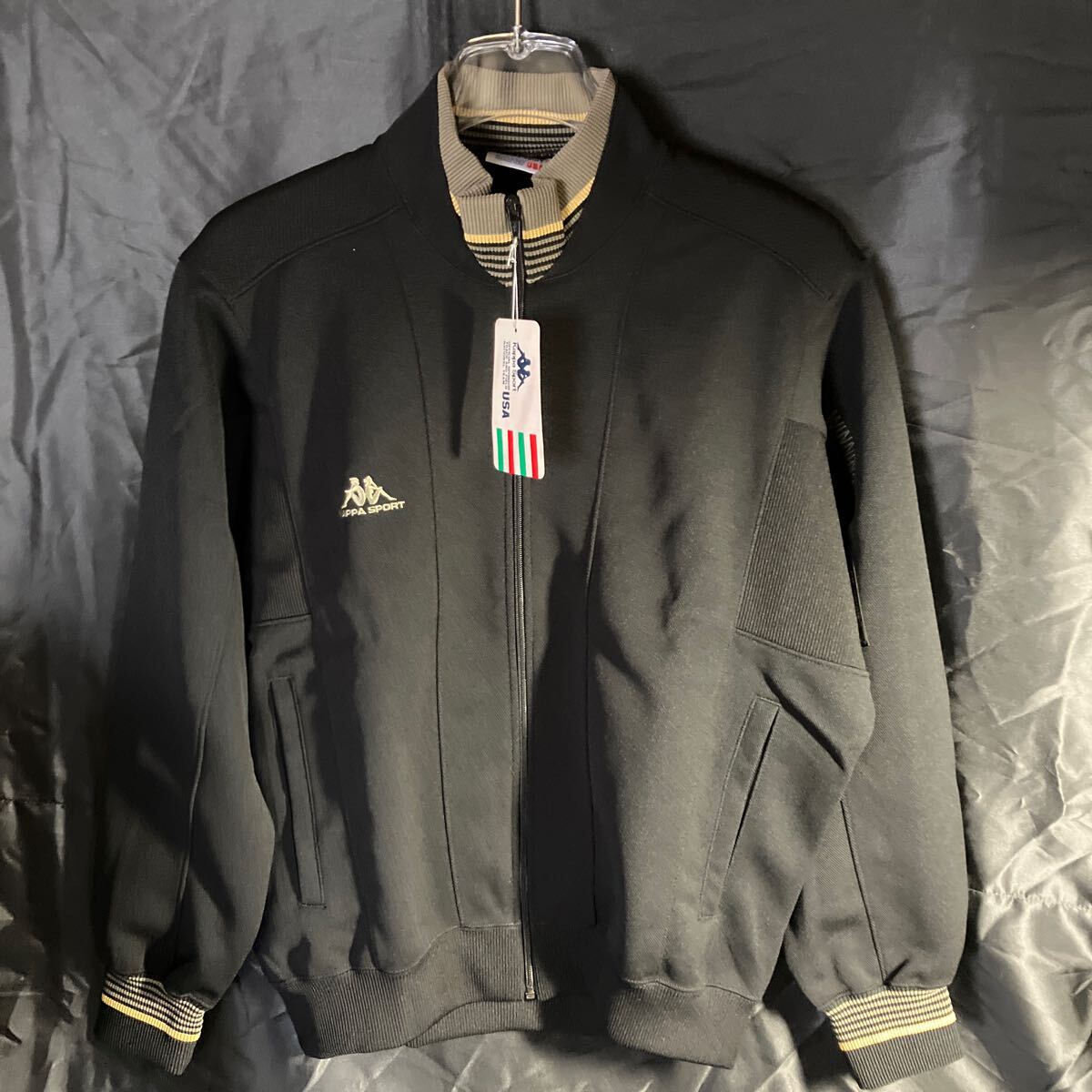G88 KAPPA FG-4604 トラックジャケット Mサイズ ブラック 新品未使用品 ◎刺繍ロゴ入り拍卖