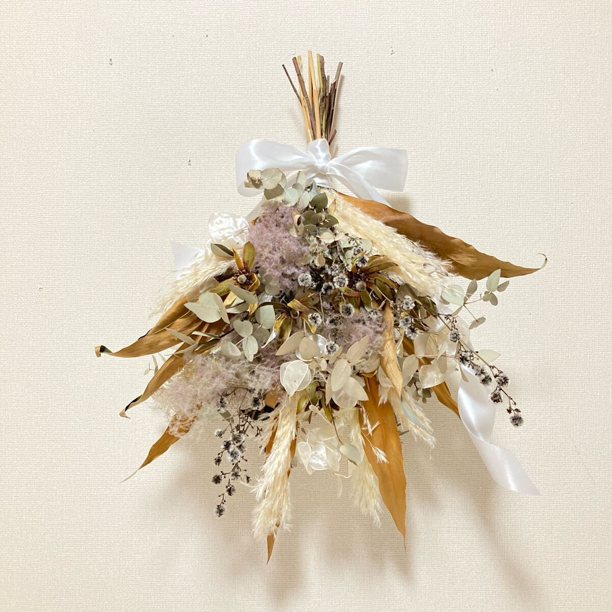 ブーケスワッグ パンパスグラス&スモークツリー拍卖