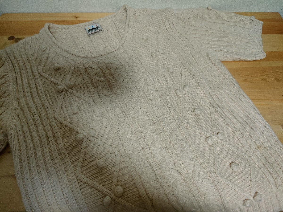 ロデオクラウンズ 半袖セーター ボンボンセーター拍卖