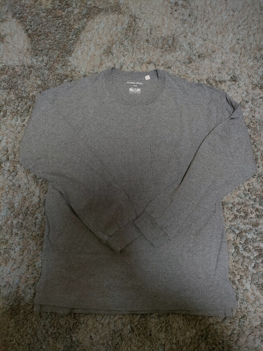 グローバルワーク USAコットン メンズ長袖シャツ 拍卖
