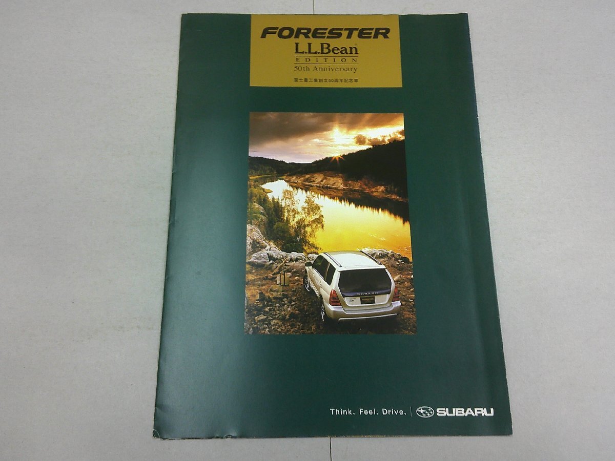 ◎カタログ SG5 フォレスター L.L.Bean エディション 50th Anniversary 2004年2月 特別仕様車拍卖