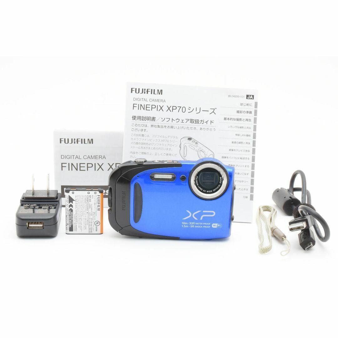 FUJIFILM 富士フイルム FinePix XP70 ブルー:2497319拍卖