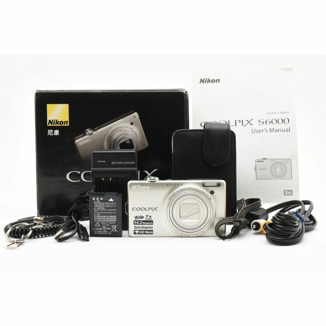 Nikon ニコン COOLPIX S6000 シルバー:2476246拍卖