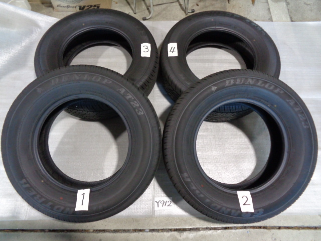 ◎ランクル250から外しました!2025年製!265/65R18インチ!DUNLOP AT23 GRANDTREK!残り溝7mm!パンク修理なしです!拍卖