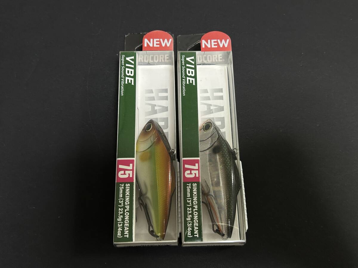 A ■■ 新品 DUEL デュエル バイブ 75S 23.5g 2色セット VIBE 75S HARDCORE ■■ B4.06 拍卖