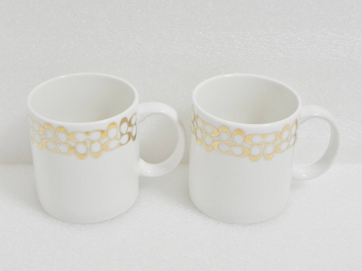 コーチ マグカップ ペア 2個セット 箱無し拍卖