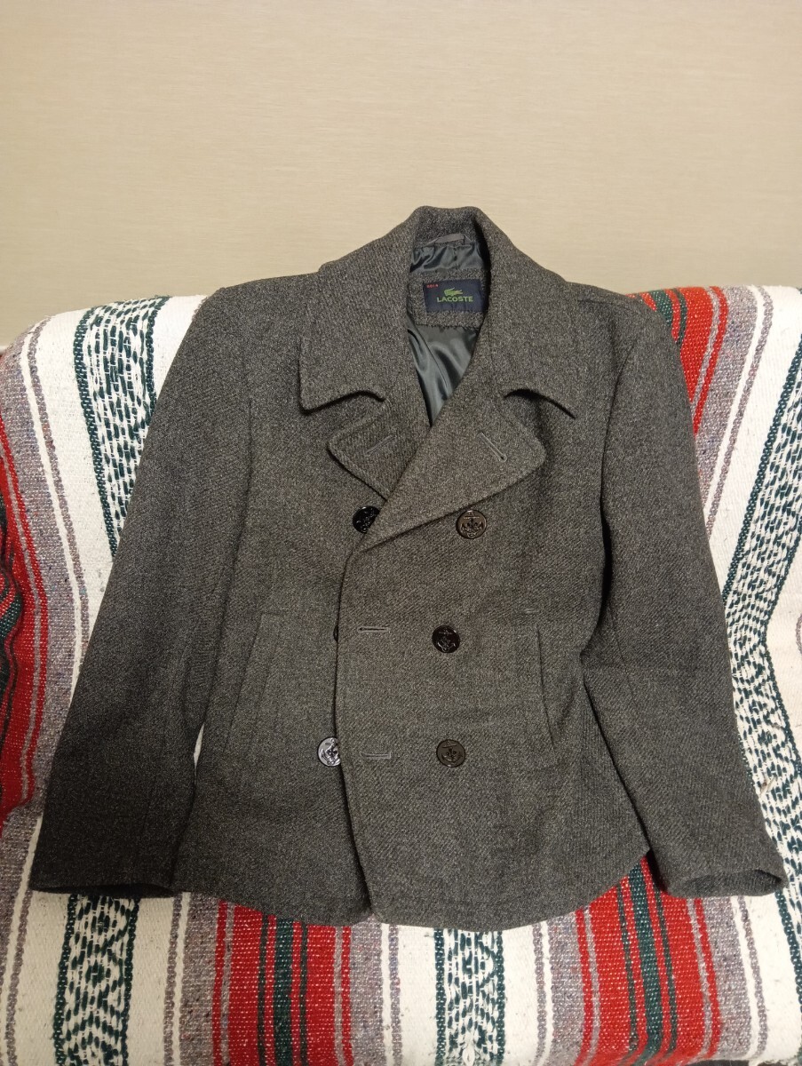 LACOSTEラコステ Pコート グレー ジャケット拍卖