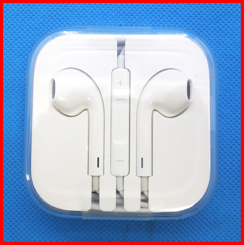 【未使用】Apple アップル 純正 イヤホン 3.5mm プラグ拍卖