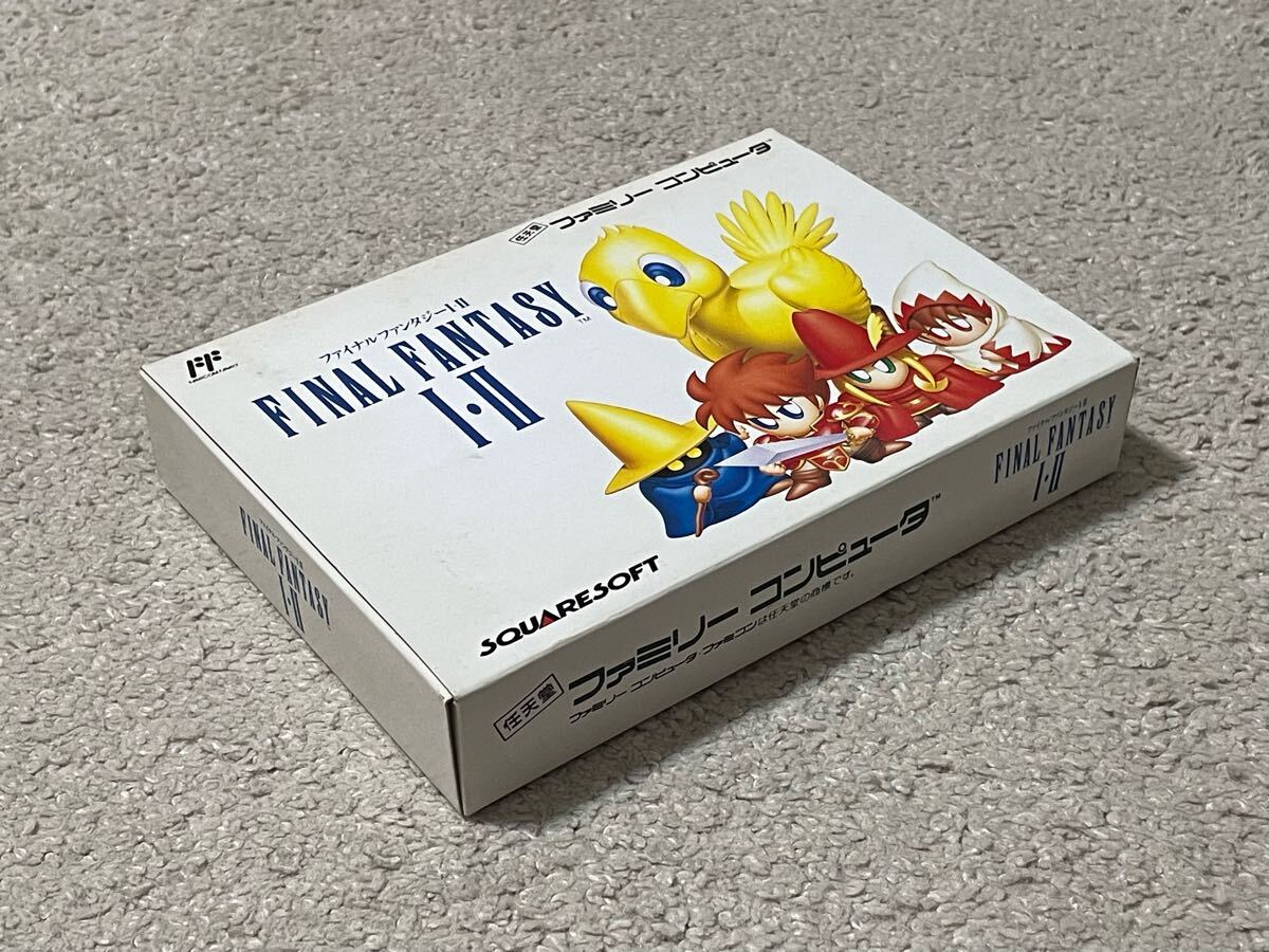 スクエア最後のFC用ゲームタイトル! 美品 完品 激レア ファイナルファンタジー1・2拍卖