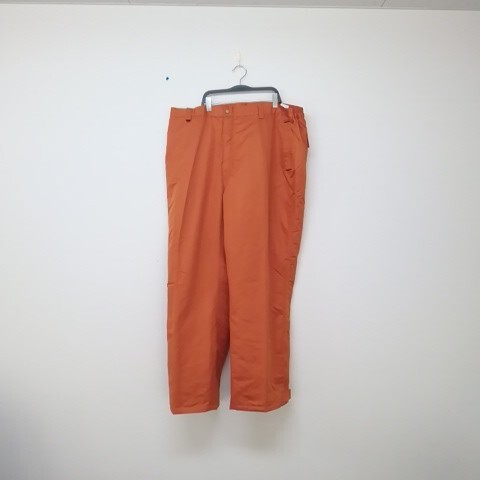 ★【古着】 XEBEC(ジーベック) 防水パンツ(作業服) 5L オレンジ拍卖