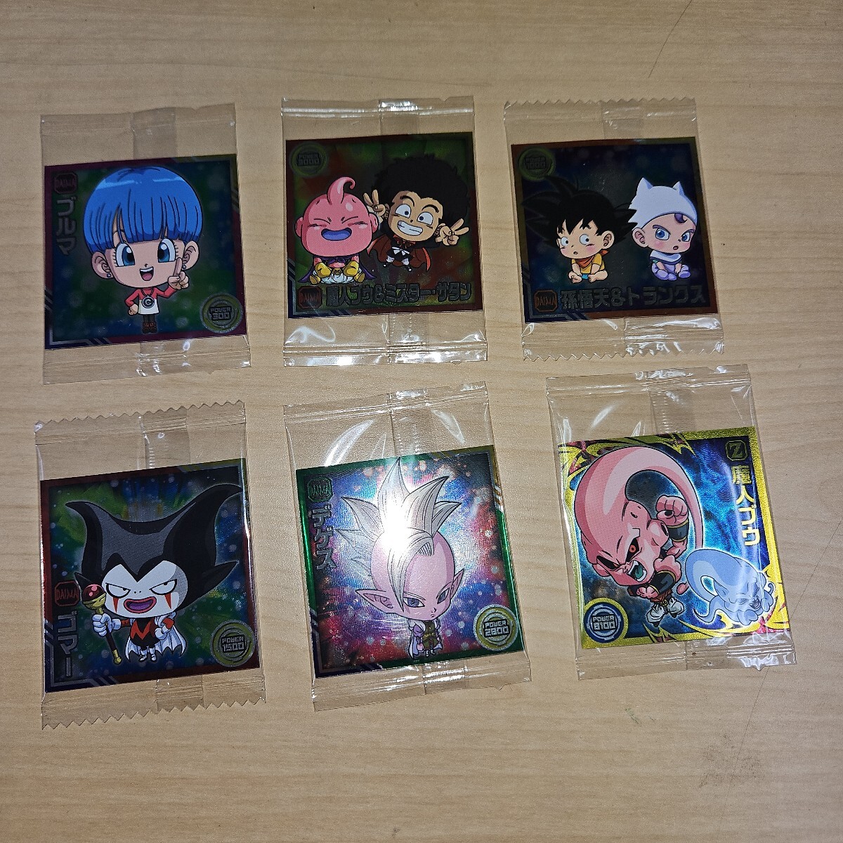 『ドラゴンボールDAIMA』 ウェハースシール11弾 6枚セット拍卖