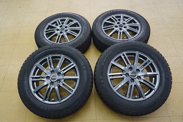 【中古 SET】195/65R15 TOYO スタッドレス GIZ バルミナ 15 5H100 6J+43 プリウス レクサスCT カローラスポーツ ウィッシュ拍卖