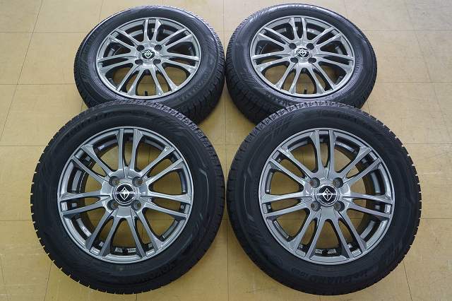【中古 SET】175/65R15 ヨコハマ アイスガード IG60 23年 VELVA 15 4H100 5.5J+42 ヤリス スペイド カローラ アクシオ ヴィッツ フィルダー拍卖