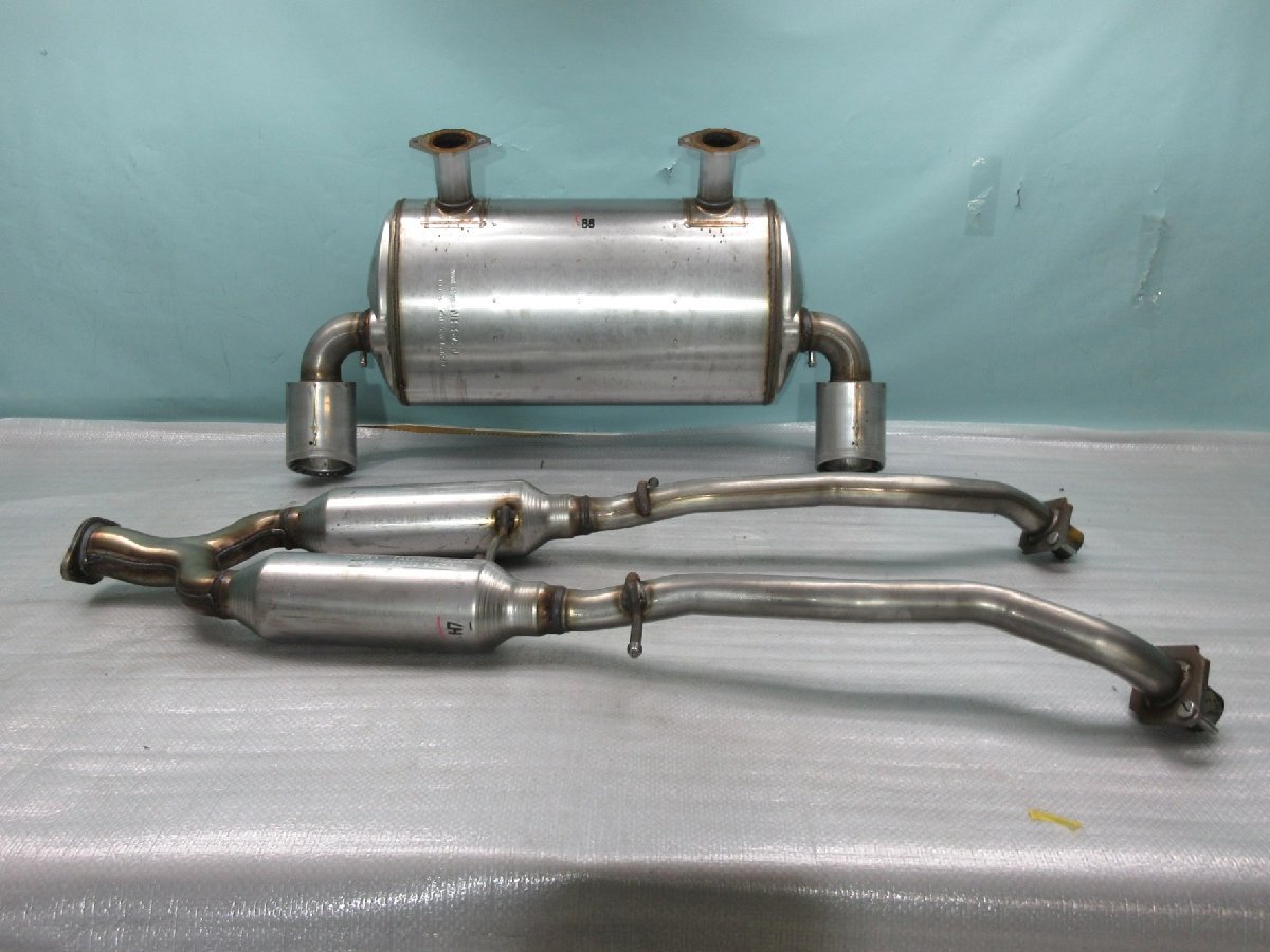 ◆ RZ34 フェアレディZ FAIRLADY-Z 純正 リアマフラー VR30DDTT 中間パイプ付き 20100-4GF0B 20300-6HZ5B 新車外し拍卖