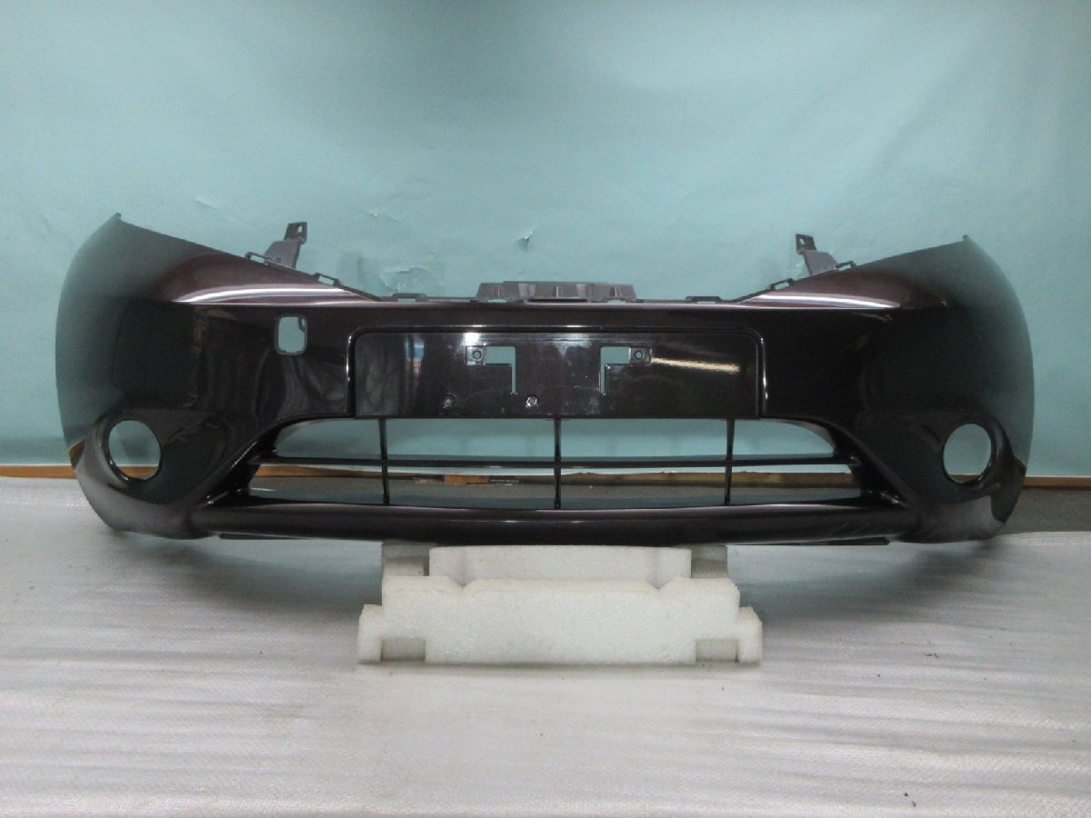 ◆ E12 ノート NOTE 前期 純正 フロントバンパー 62022-3VA0H オーロラモーヴ拍卖