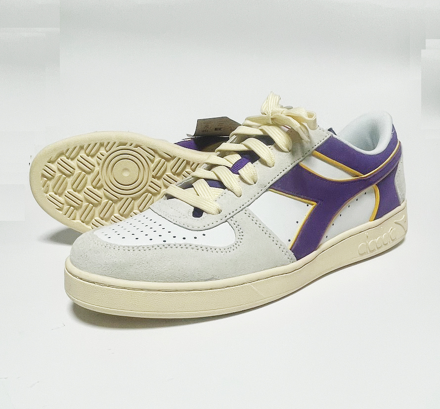 未使用/diadora/28cm/EU44/レザースニーカー/0316g6拍卖