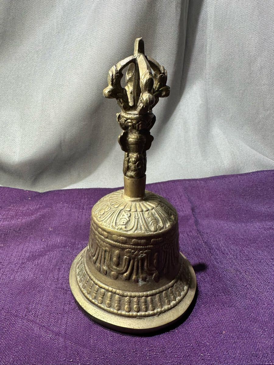 密教法具 仏具 金剛鈴 ハンドベル 持鈴チベッタンベル拍卖