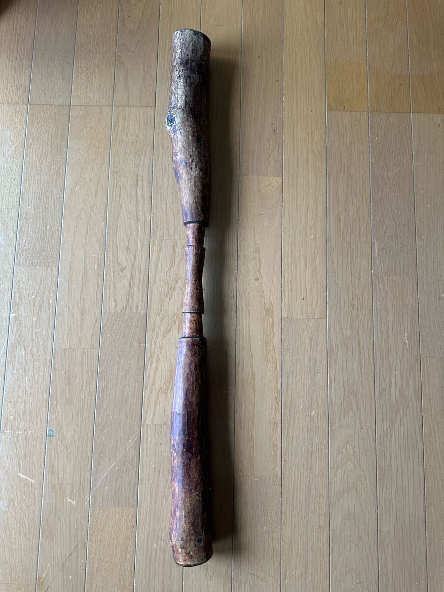 古民具 古民家餅つき用の手杵 時代物拍卖
