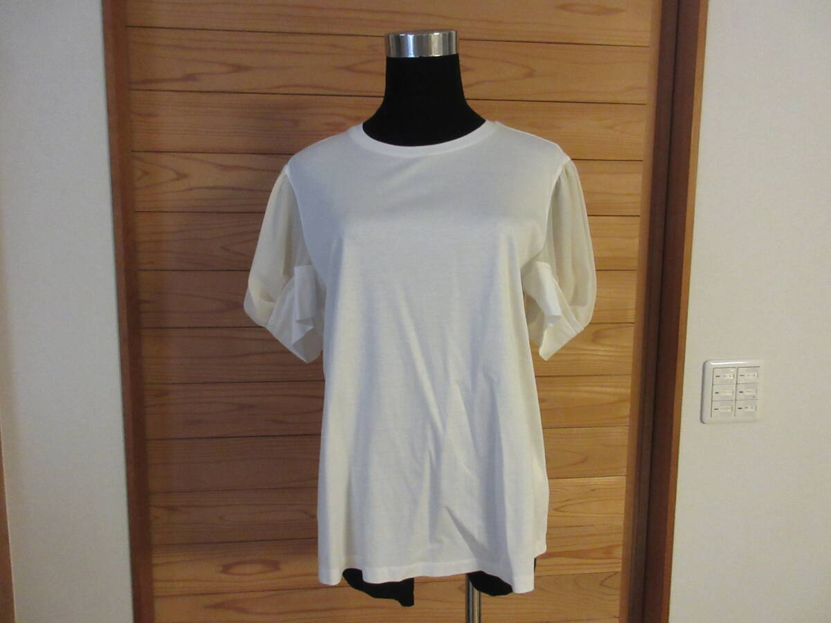 エポカ・ブラウス白色40手洗い可能拍卖