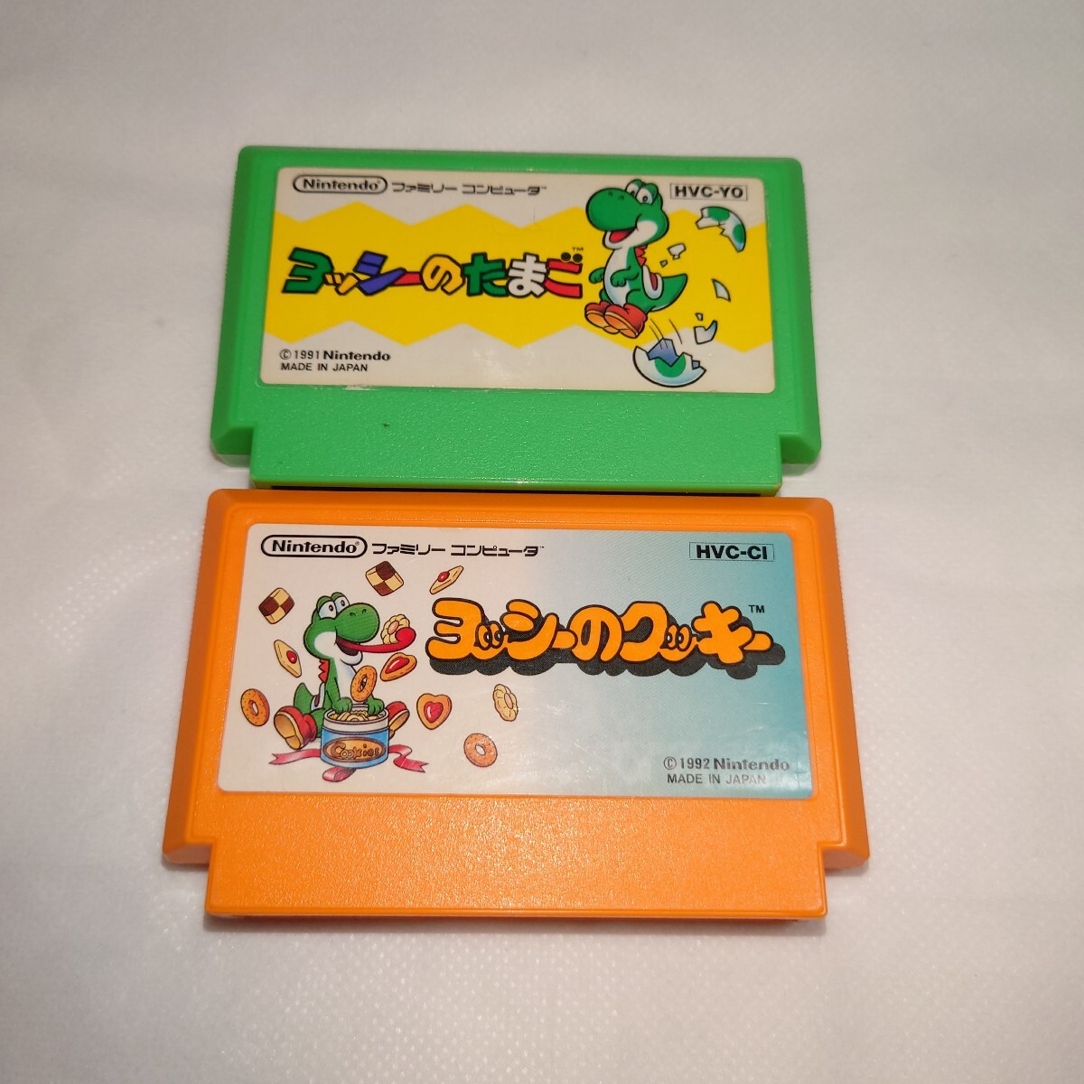 FC ファミコンソフト「ヨッシーのクッキー」「ヨッシーのたまご」 拍卖