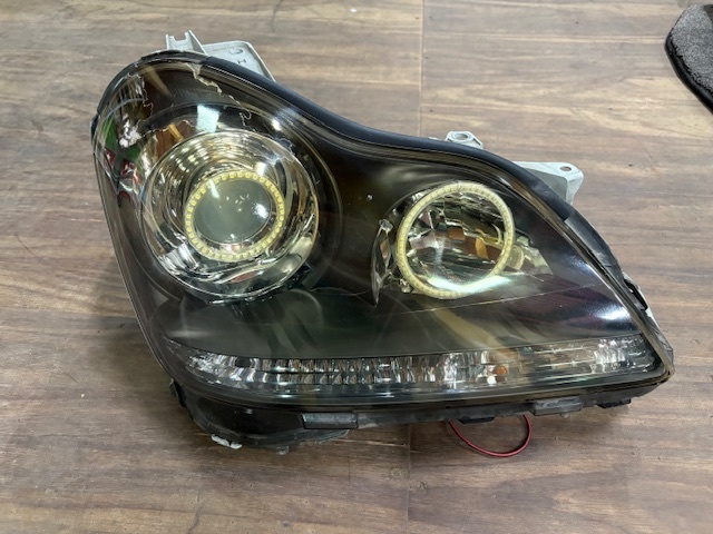 MIML★18 クラウンマジェスタ★ジャンク品 社外 イカリング仕様 右ヘッドライト★TOYOTA/部品取り車拍卖