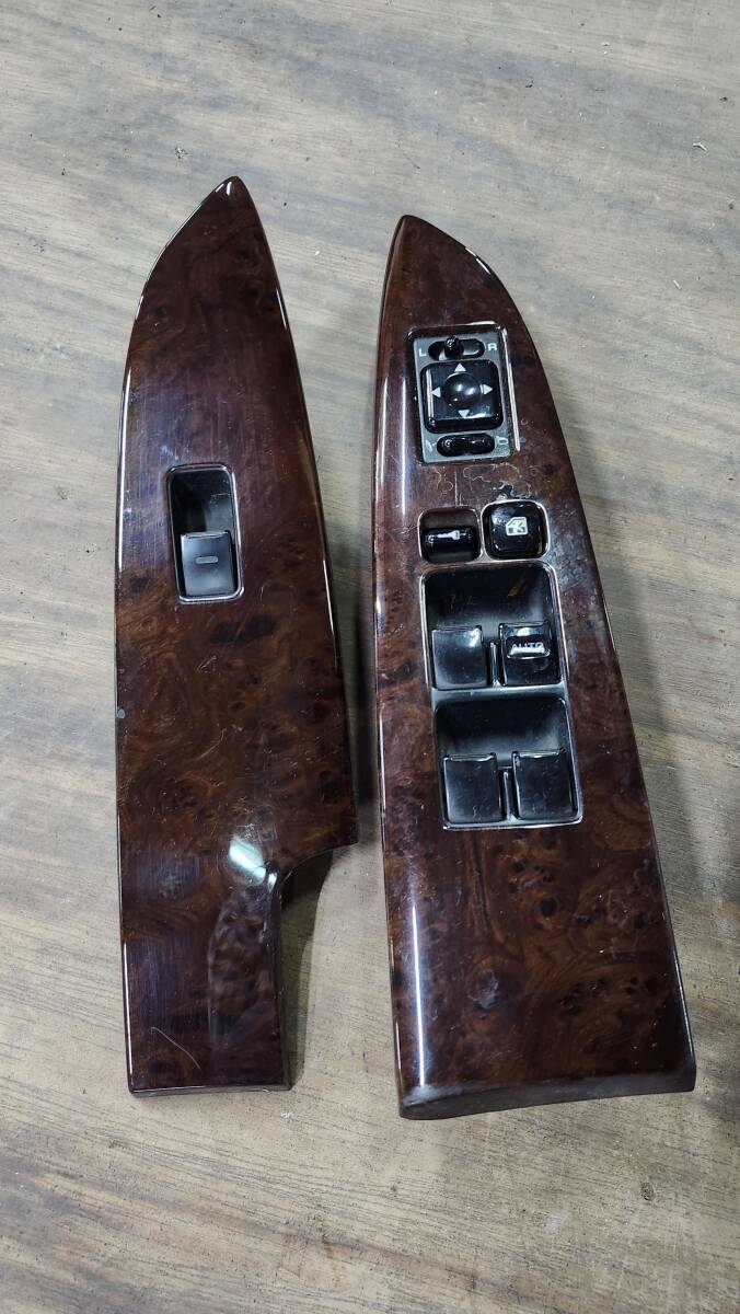 KAMK★H10 Y33 シーマ グランドツーリング★純正 パワーウインドウスイッチ左右セット★木目調/内装品/FGY33/NISSAN/部品取り車拍卖