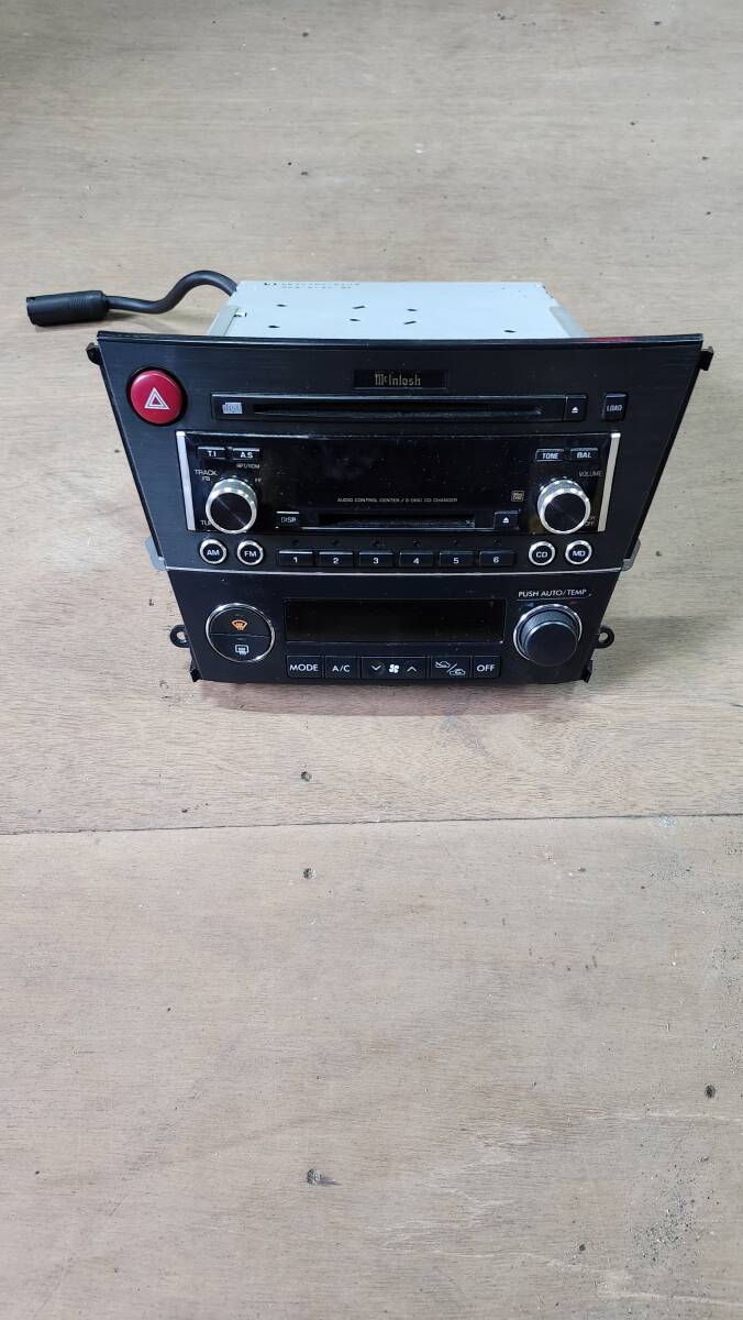 KAMJ★スバル レガシー レガシィ ★純正OP マッキントッシュ カーオーディオ★PF-40621/CDデッキ/ケンウッドSUBARU/部品取り車拍卖