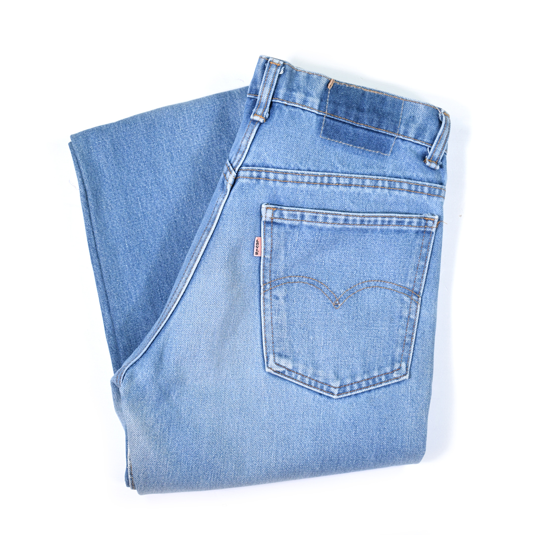 【送料無料】70s リーバイス 517 ヴィンテージジーンズ ブーツカット タロン42ジップ メンズW30 Levis 古着 @EA0321拍卖