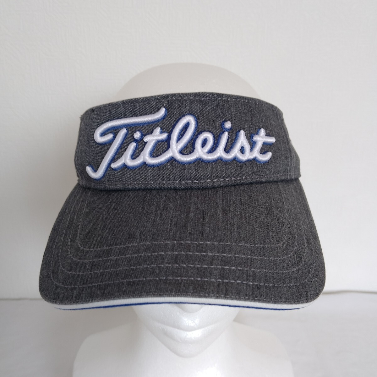 2020【中古】Titleist golf タイトリストゴルフ ゴルフウェア サンバイザー メンズ.レディース兼用 フリーサイズ拍卖