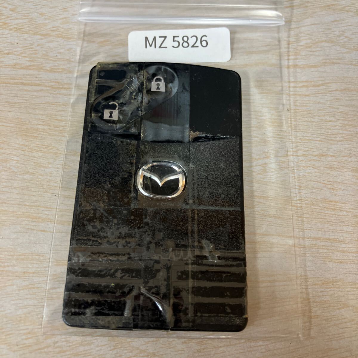 MZ5826 点灯なし マツダ 純正 キーレス 2ボタン カードキー デミオ アクセラ アテンザ プレマシー ベリーサ等 スマートキー リモコン拍卖