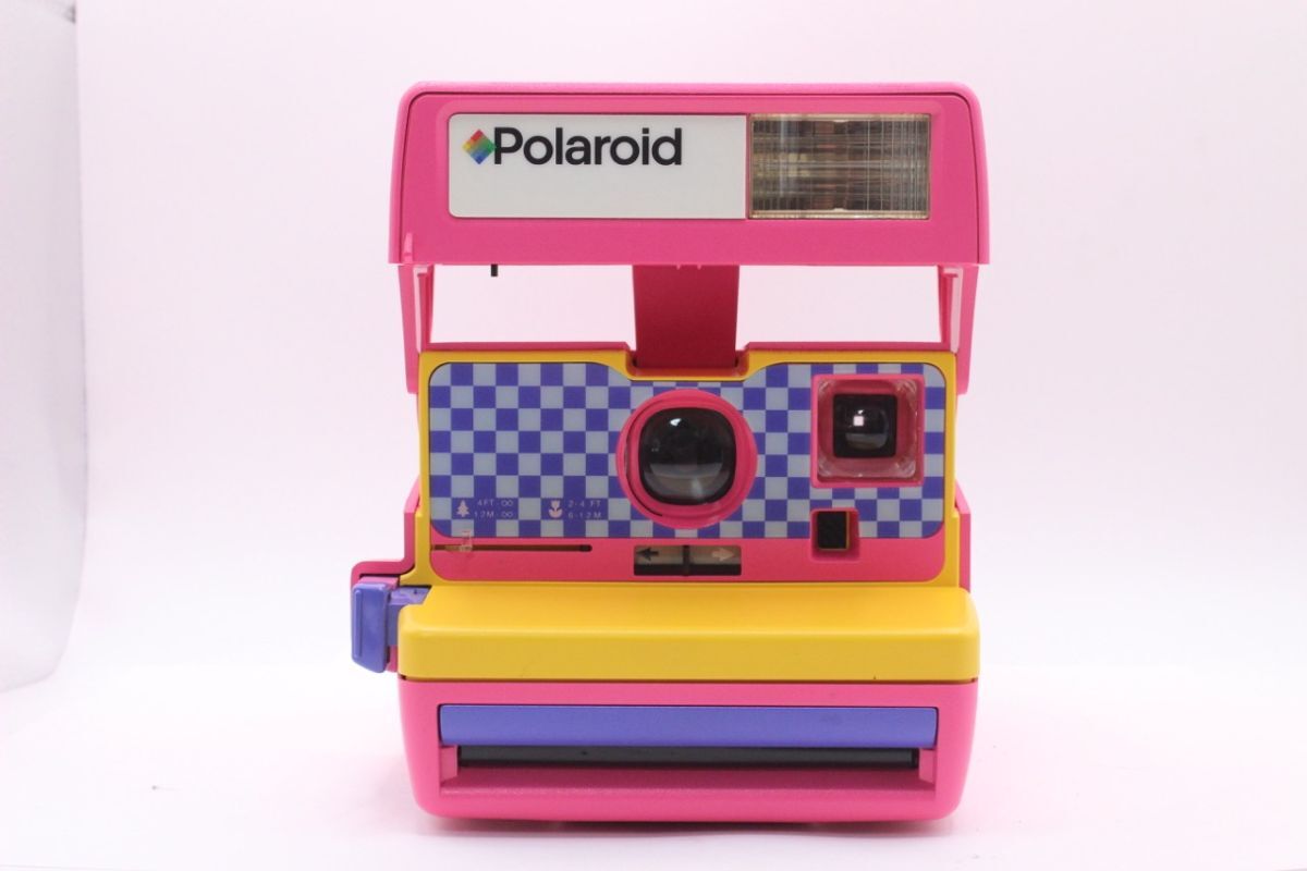 ★希少品★ポラロイド POLAROID ピンク フィルムカメラ インスタント #05500023 RO1953拍卖