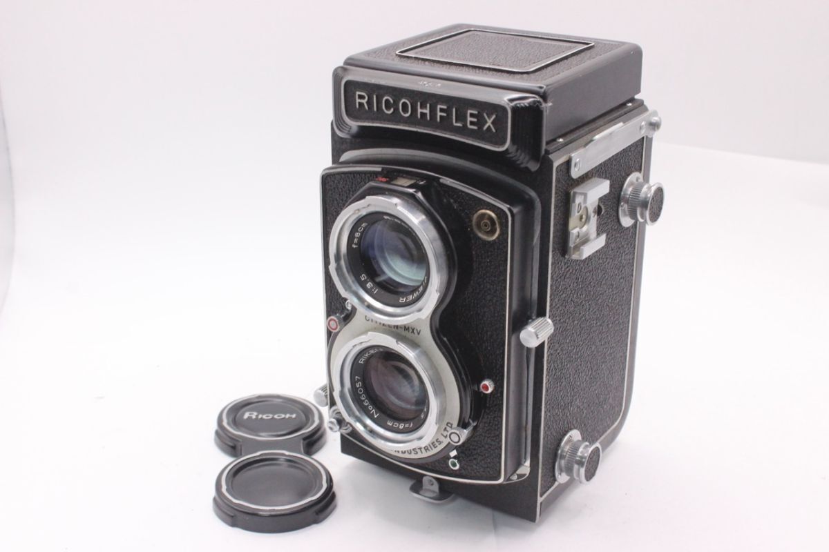 ★希少品★リコー RICOH RICOHFLEX NEW DIA RICONAR 8cm F3.5 《シャッター OK!》 #002200021 RO2108拍卖