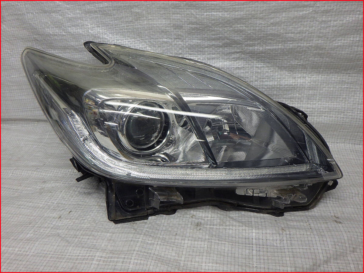 ZVW30 後期 プリウス HID右ヘッドライト右ライト 右 右側 KOITO 47-52 ヘッドランプ ランプ拍卖
