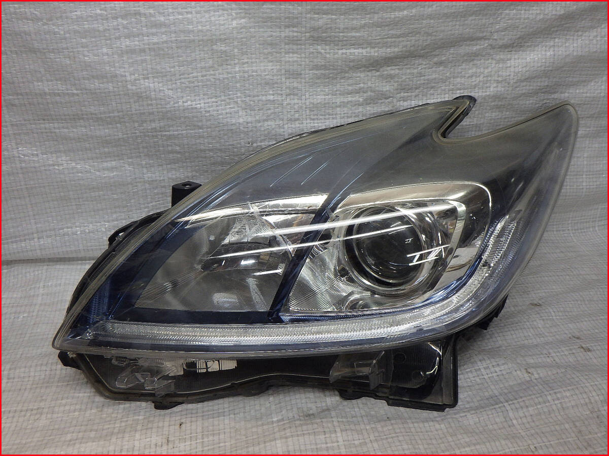ZVW35 プリウス PHV HID左ヘッドライト左ライト 左 左側 KOITO 47-52 ヘッドランプ ランプ拍卖