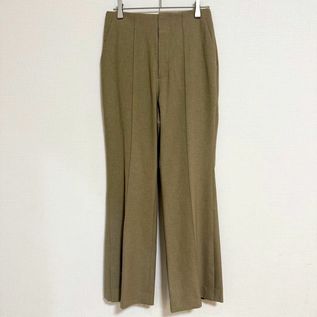 【大特価】Mlia Owen ミラオーウェン センターコパフレアパンツ ベージュ 206029拍卖