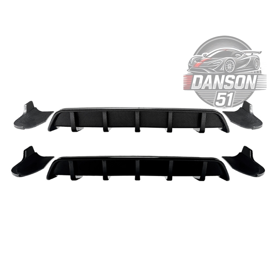 送料無料 カーボン調・艶出しブラック BMW F26 M Sport 2014-2018年式 リアディフューザー 色指定可能拍卖