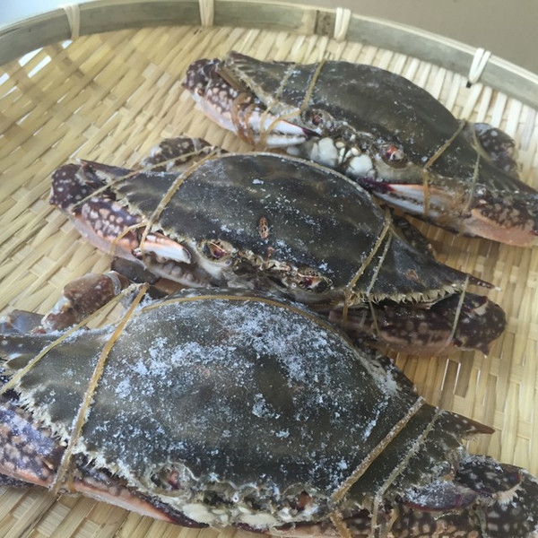 冷凍ワタリガニ 約1kg 約3-4尾 渡り蟹 カニ 蟹 ★築地拍卖
